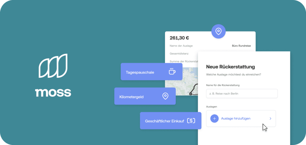 Digitale Abrechnung von Fahrtkostenzuschüssen mit Moss
