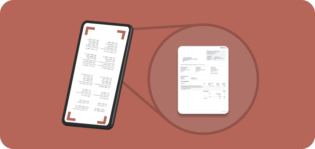 Wie werden Rechnungen digitalisiert?