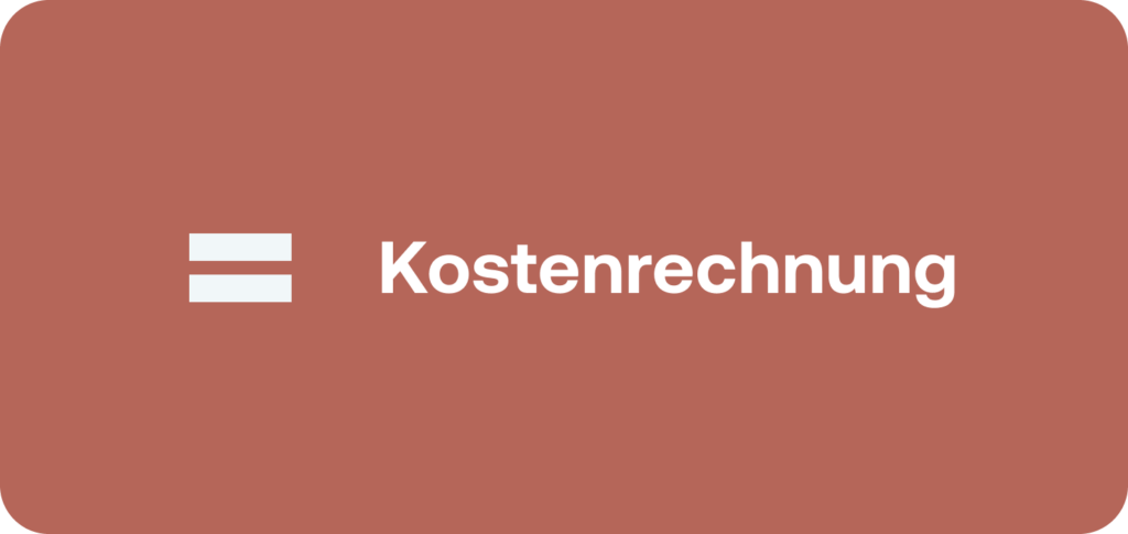 Ergebnisse der Kostenrechnung